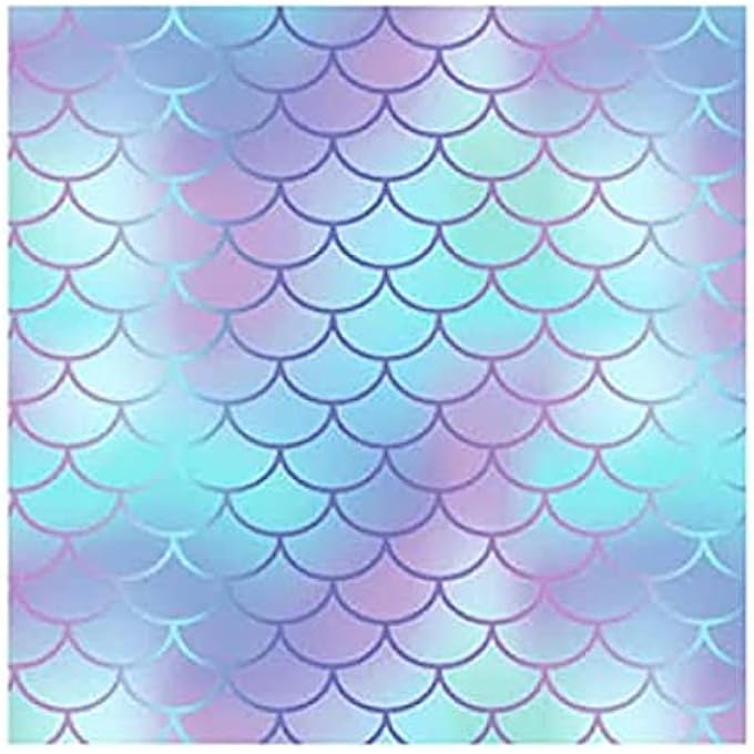 MERMAID THEME PAPER NAPKINS  UNDERWATER THEME BIRTHDAY DECORATIONS FOR GIRLS, MERMAID SUPPLIES FOR KIDS, DISPOSABLE TABLEWARE  16 PCS - Image 1